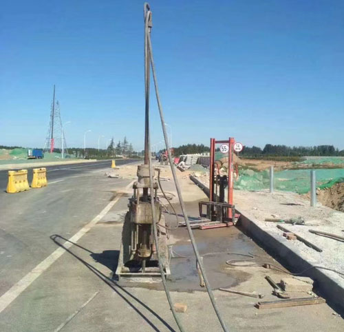 西区街道公路高聚物注浆加固