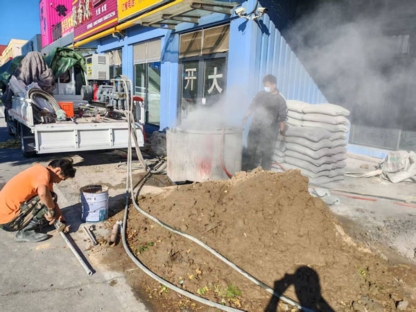 西区街道顶管注浆加固